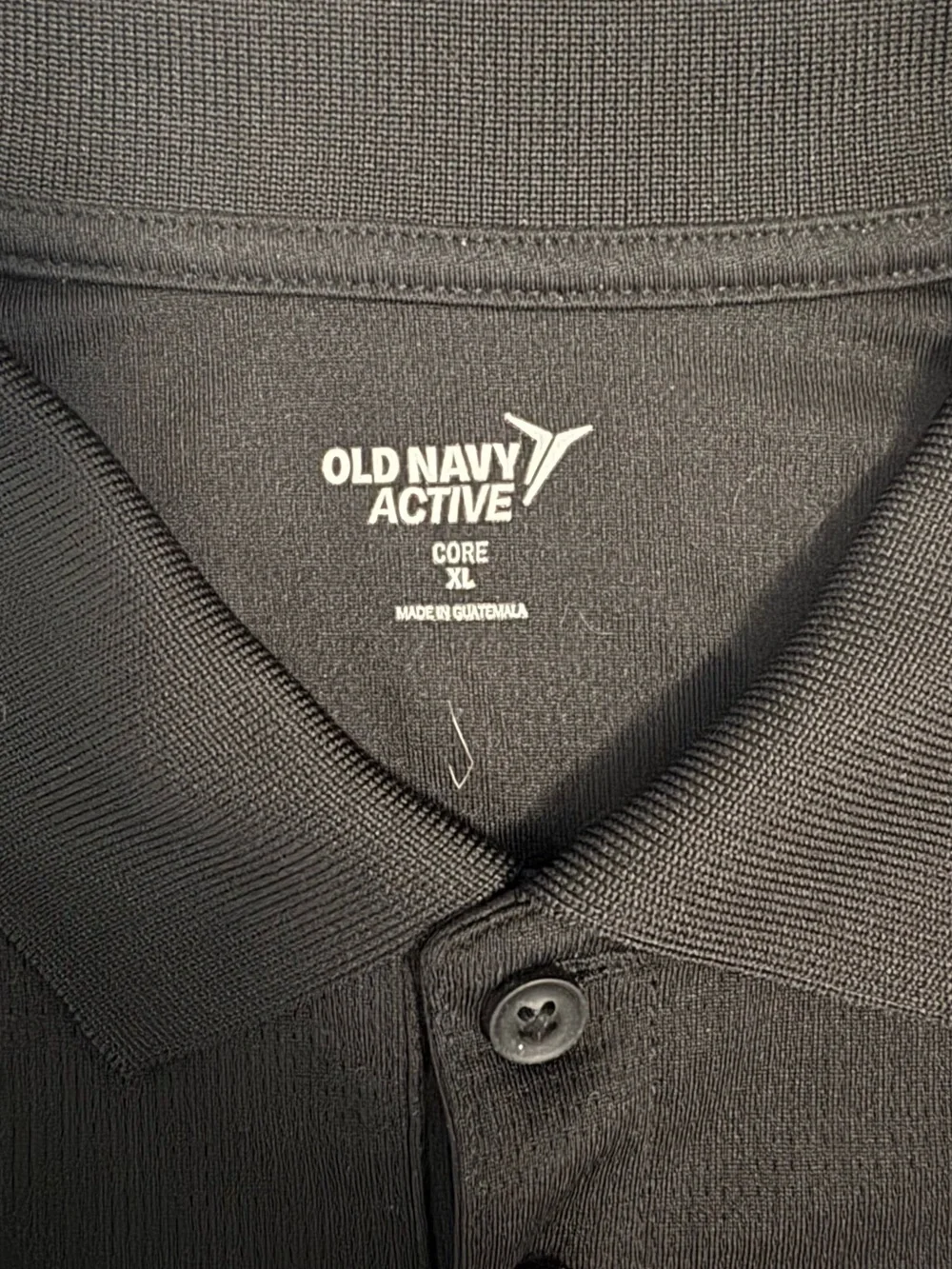 Old Navy Active Core Men’s Black Polo Short Shirt